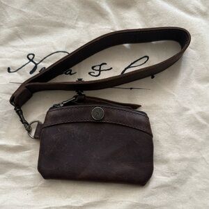 Nena & Co. Mexico Collection Leather Coin purse with wristlet.